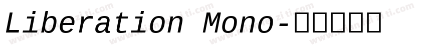 Liberation Mono字体转换